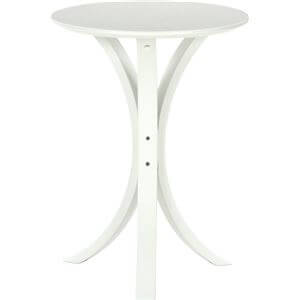 木製ホワイトサイドテーブル